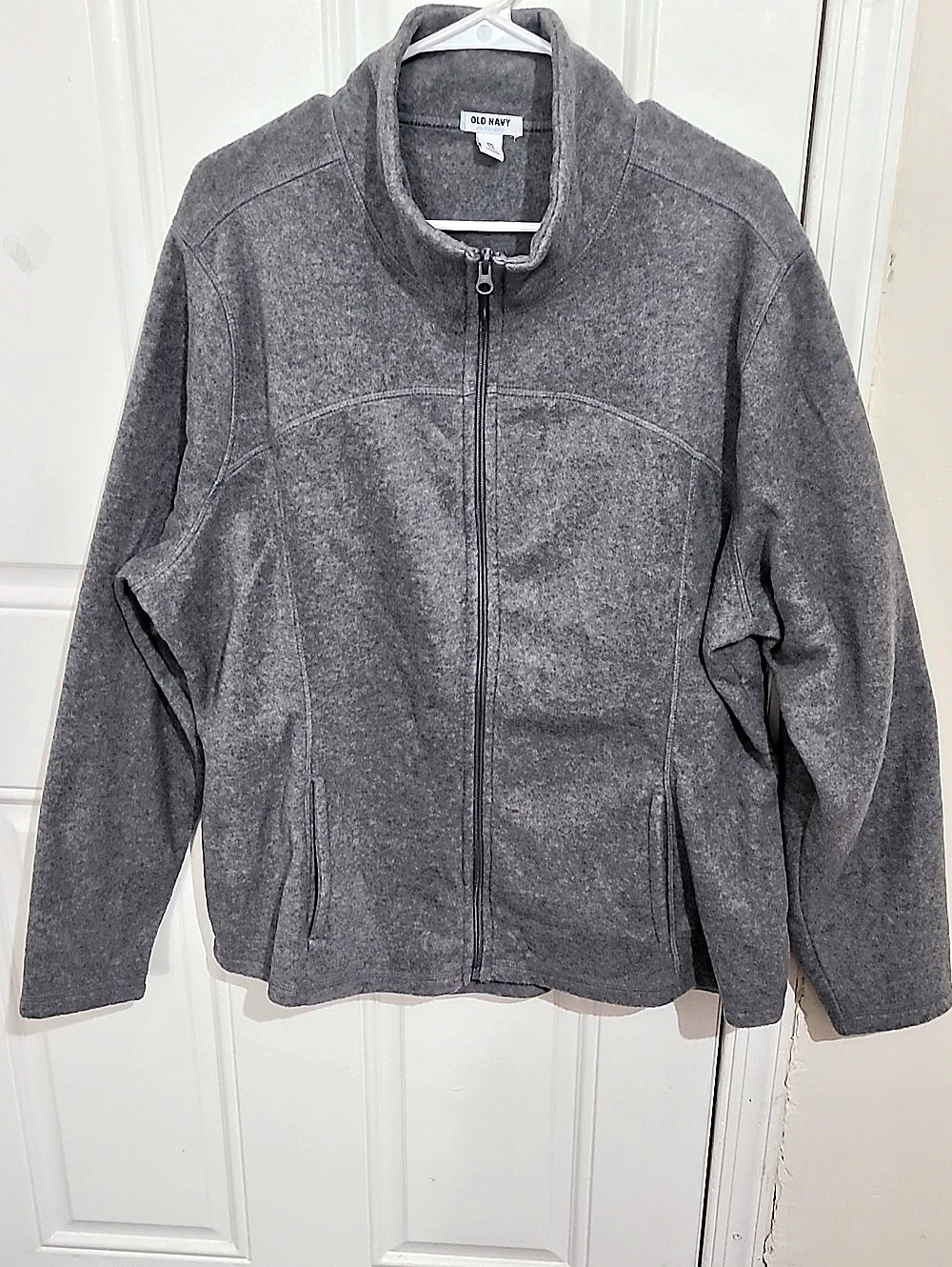 Old Navy Full-Zip Fleece Jacket Gray
